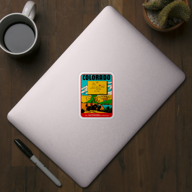 Vintage Colorado Decal by zsonn